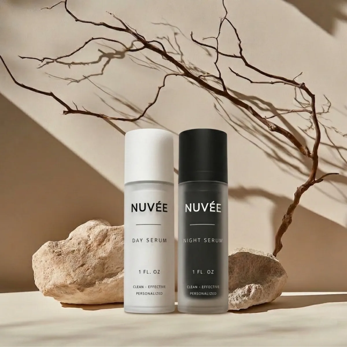 Nuvée personalized Day and Night serum system